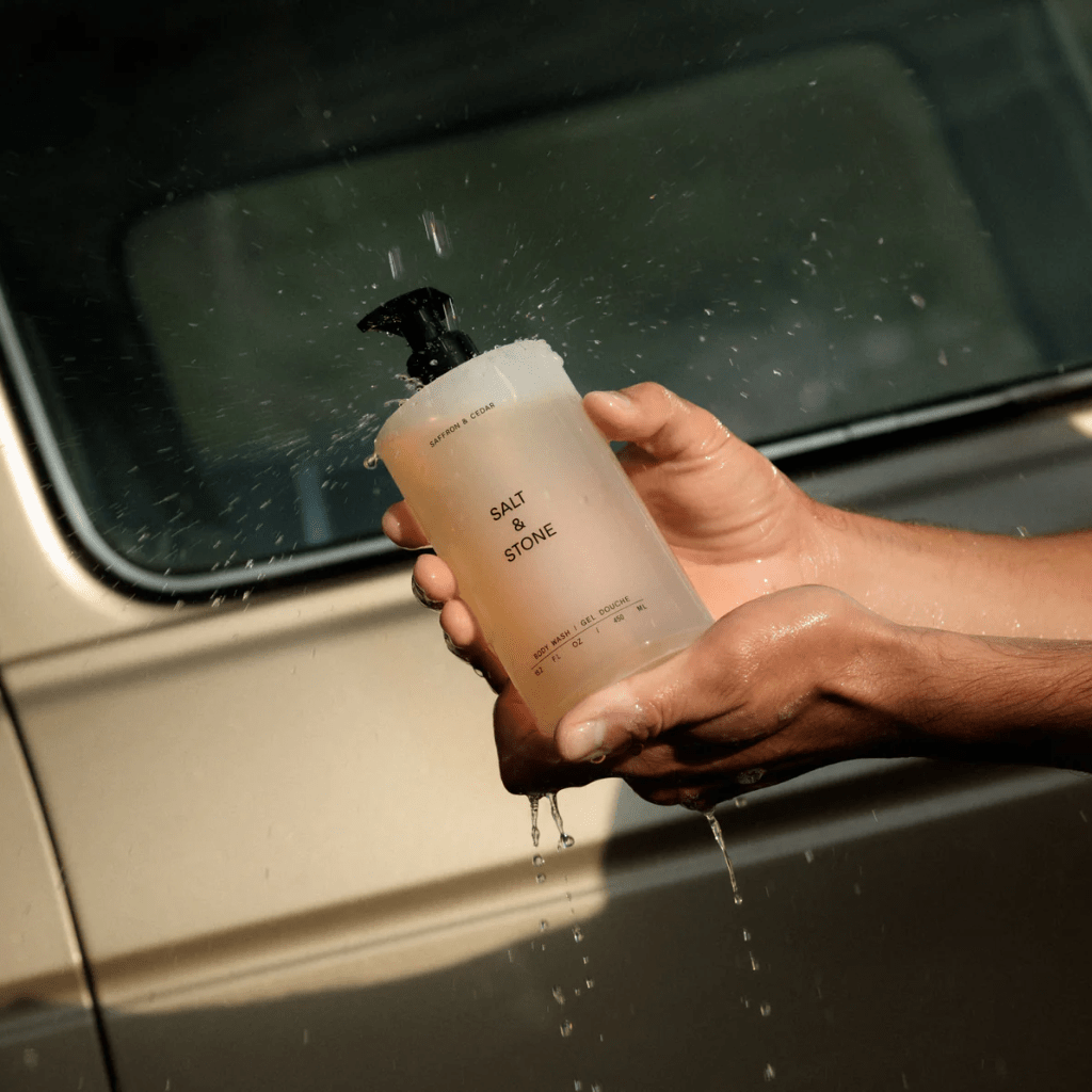 Body Wash Saffron & Cedar - NaturelleShop.com - Salt & Stone