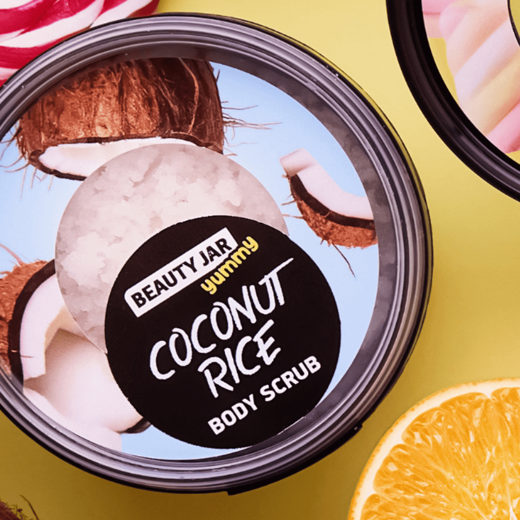 Coconut Rice Hydrating Body Scrub - NaturelleShop.com - Beauty Jar Yummy!