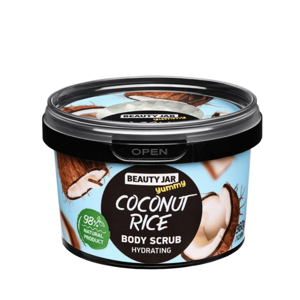 Coconut Rice Hydrating Body Scrub - NaturelleShop.com - Beauty Jar Yummy!
