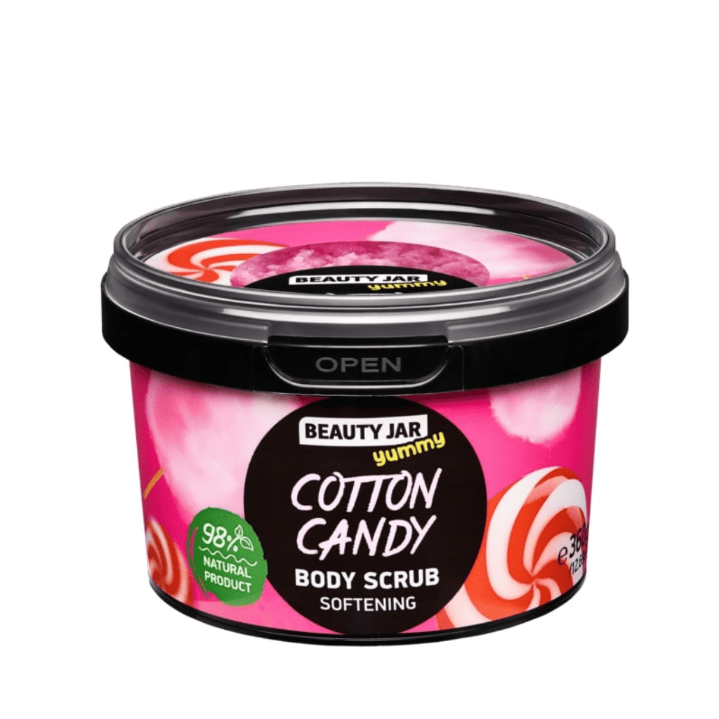 Cotton Candy Softening Body Scrub - NaturelleShop.com - Beauty Jar Yummy!