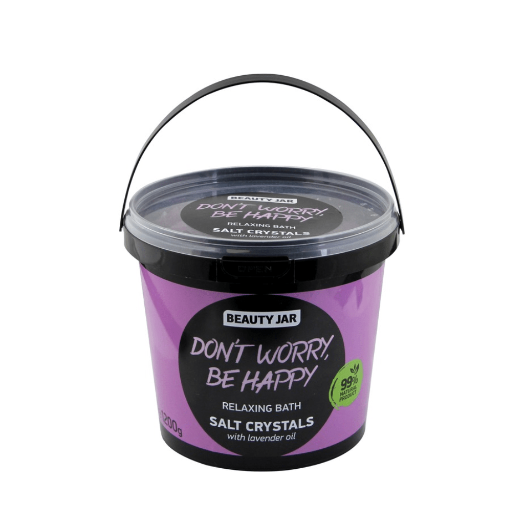 Don't Worry Be Happy Relaxing Bath Crystals - NaturelleShop.com - Beauty Jar