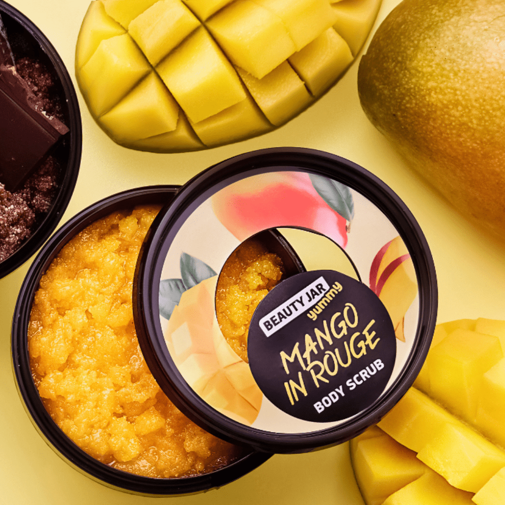 Mango in Rouge Repairing Body Scrub - NaturelleShop.com - Beauty Jar Yummy!