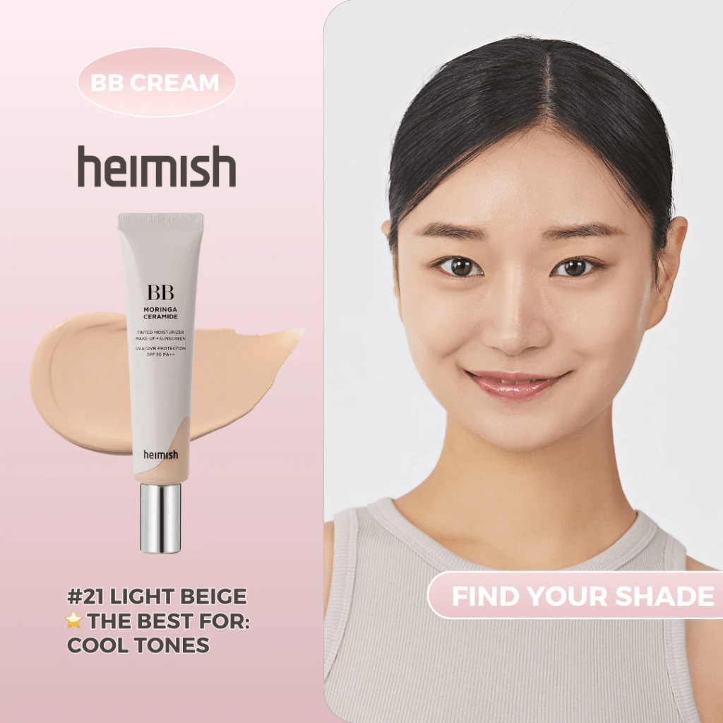 Moringa Ceramide SPF30 BB Cream - NaturelleShop.com - heimish