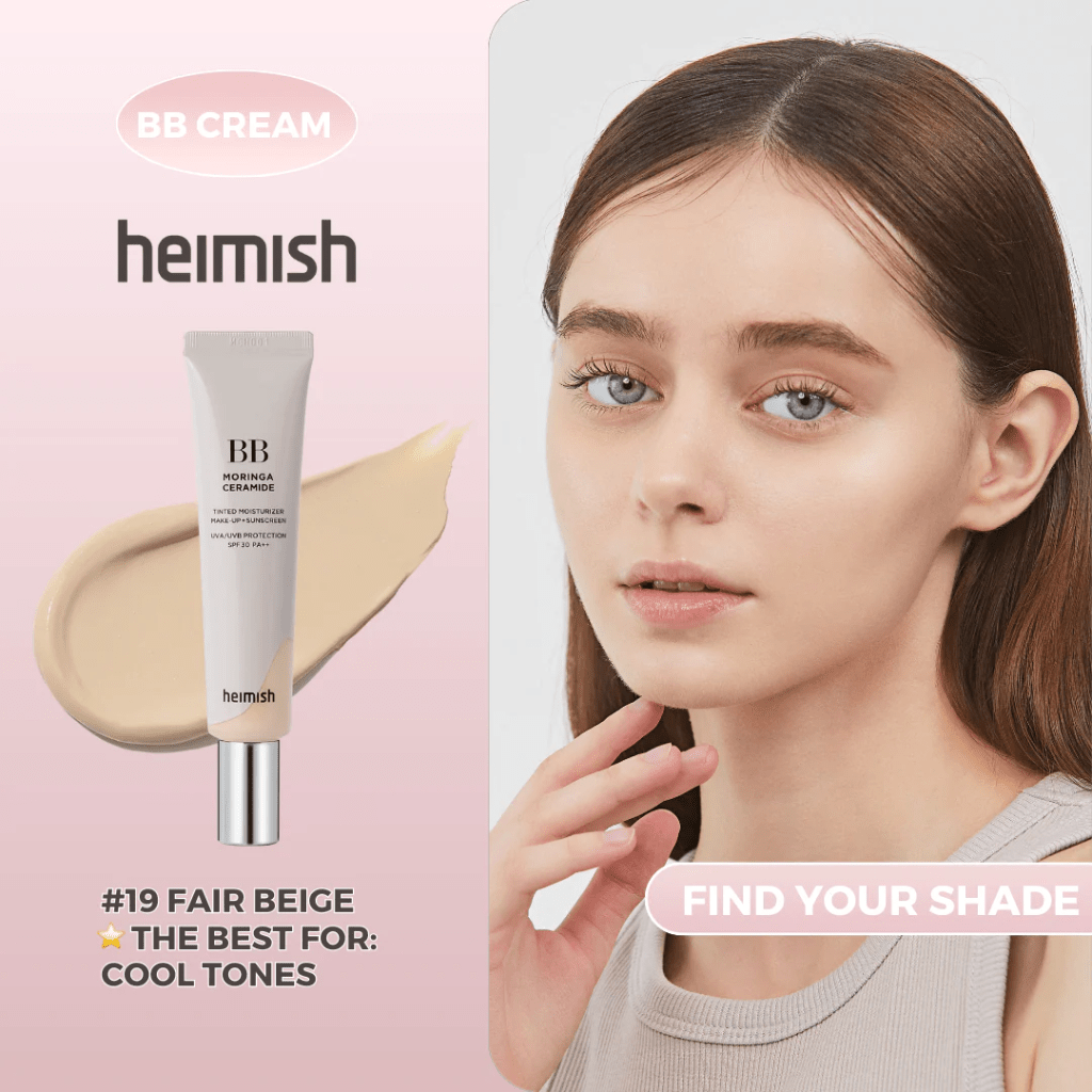 Moringa Ceramide SPF30 BB Cream - NaturelleShop.com - heimish