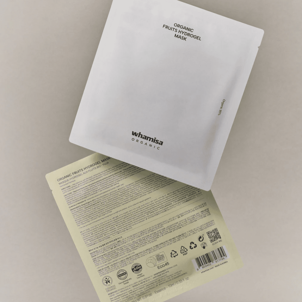Organic Fruits Hydrogel Mask - NaturelleShop.com - Whamisa