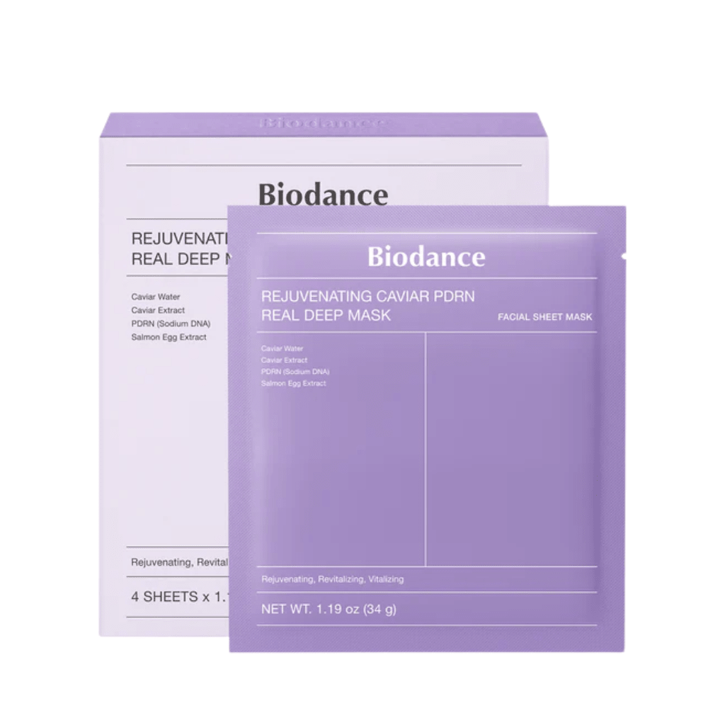 Rejuvenating Caviar Pdrn Real Deep Mask 4 - pack - NaturelleShop.com - Biodance