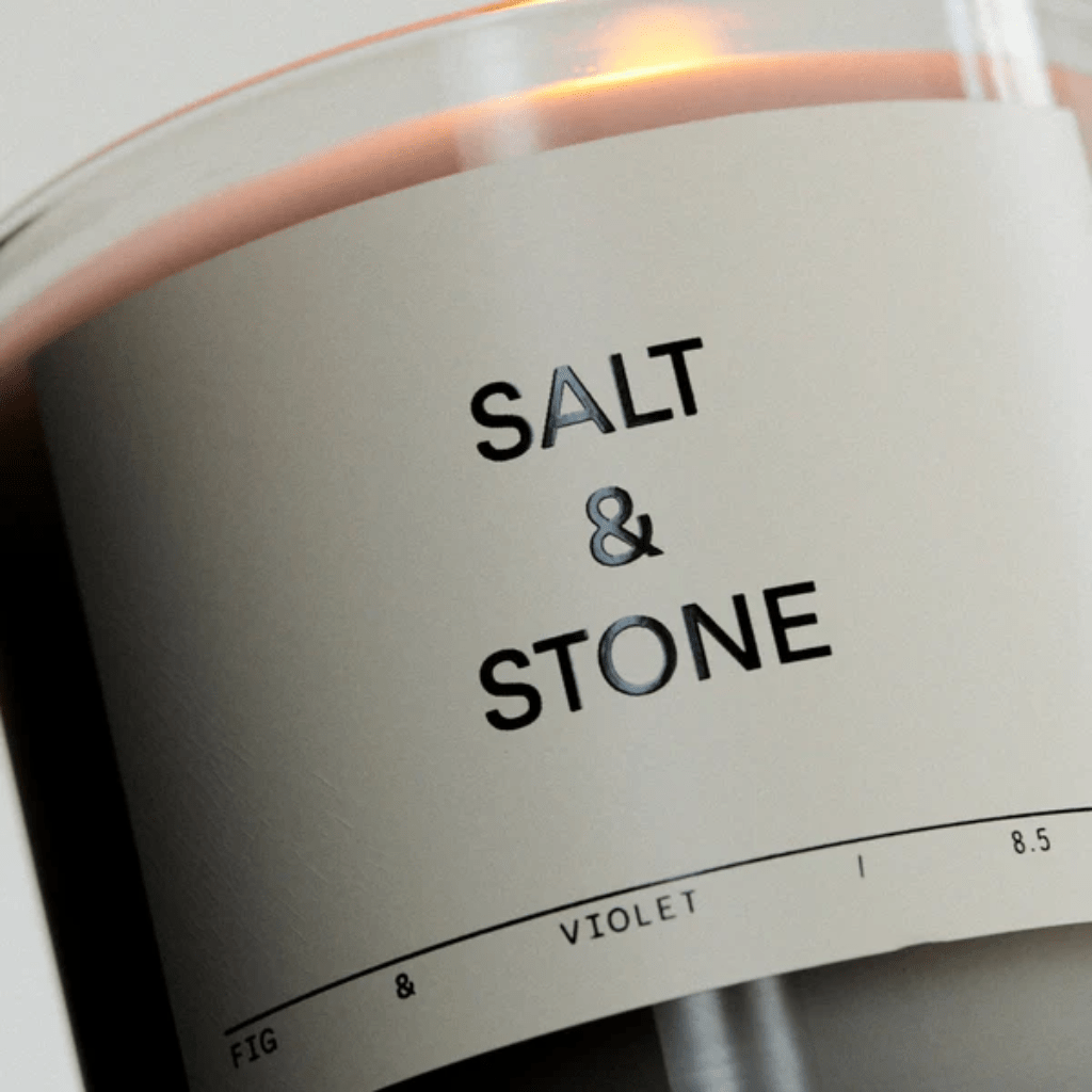 Scented Candle Fig & Violet - NaturelleShop.com - Salt & Stone