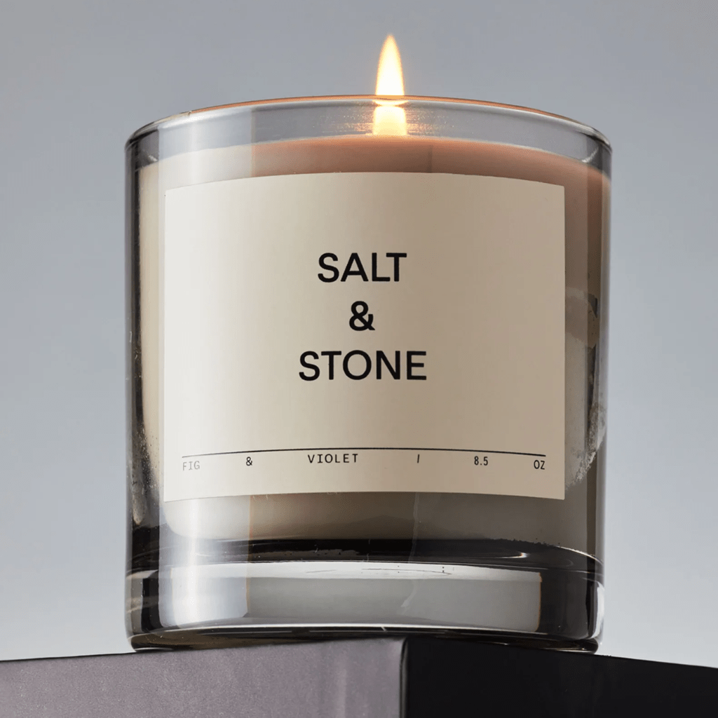 Scented Candle Fig & Violet - NaturelleShop.com - Salt & Stone