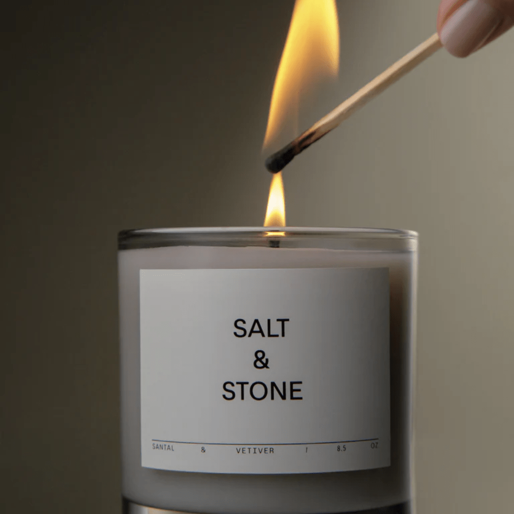 Scented Candle Santal & Vetiver - NaturelleShop.com - Salt & Stone