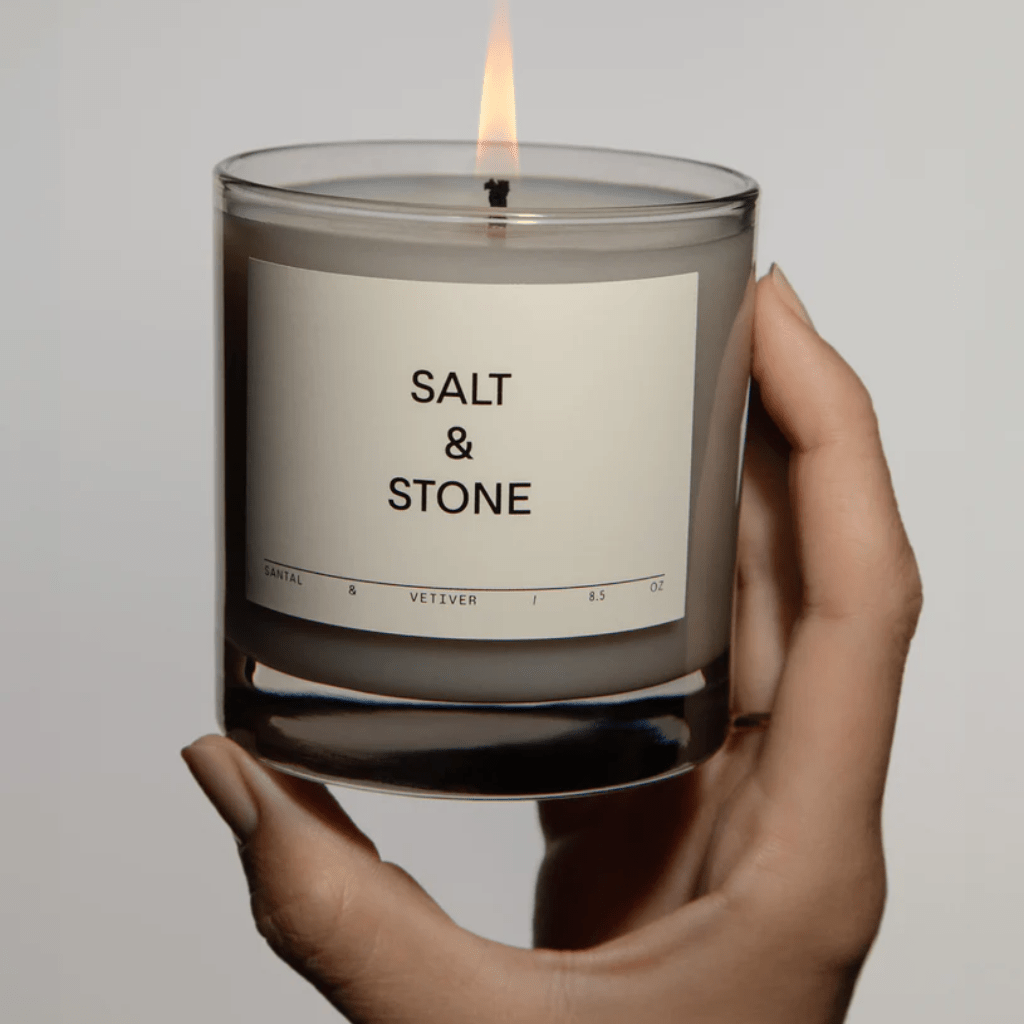 Scented Candle Santal & Vetiver - NaturelleShop.com - Salt & Stone
