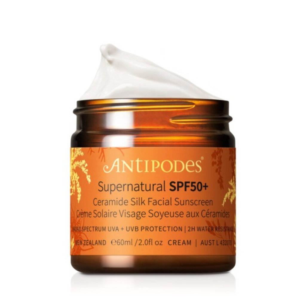 Supernatural SPF50 Ceramide Silk Facial Sunscreen - NaturelleShop.com - Antipodes