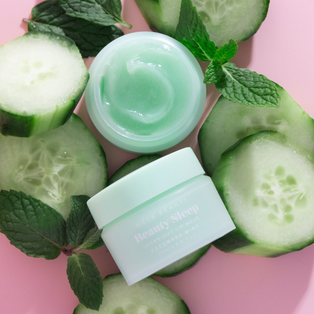 Beauty Sleep Lip Mask - Cucumber Mint - NaturelleShop.com - NCLA Beauty