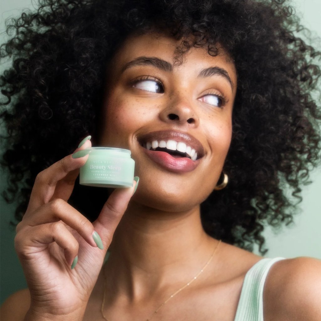 Beauty Sleep Lip Mask - Cucumber Mint - NaturelleShop.com - NCLA Beauty