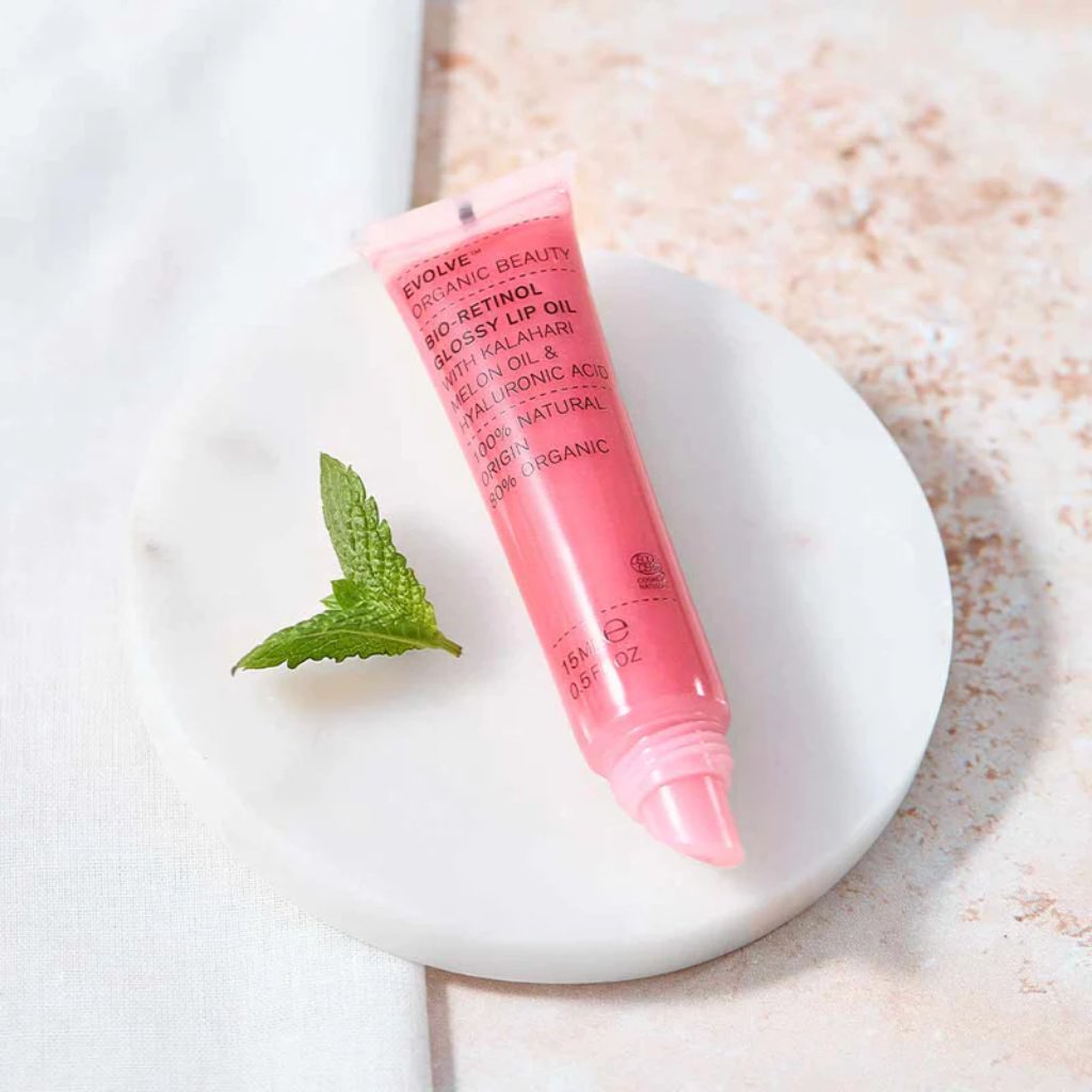 Bio-Retinol Glossy Lip Oil - NaturelleShop.com - Evolve Organic Beauty