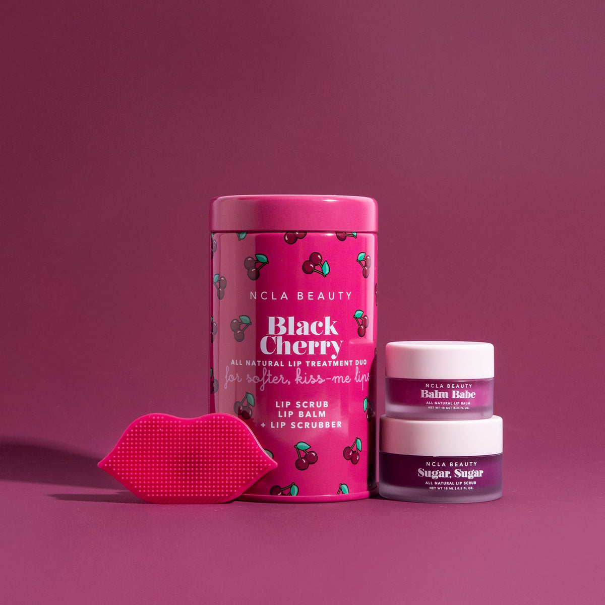Black Cherry Lip Care Value Set - NaturelleShop.com