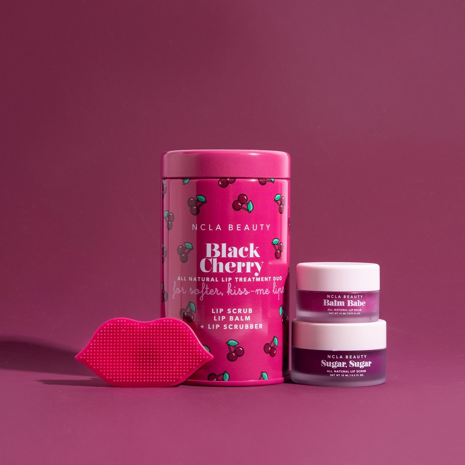 Black Cherry Lip Care Value Set - NaturelleShop.com