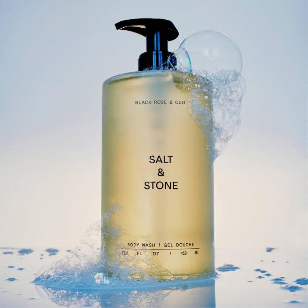 Body Wash Black Rose & Oud - NaturelleShop.com - Salt & Stone