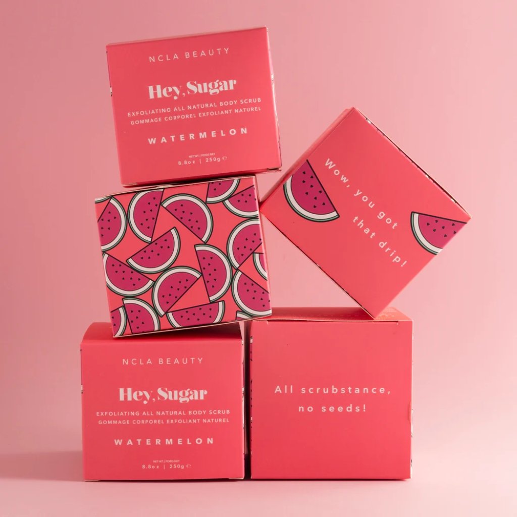 Hey, Sugar Watermelon Body Scrub - NaturelleShop.com - NCLA Beauty