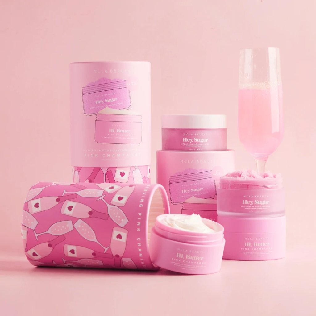 Pink Champagne Body Care Set - NaturelleShop.com - NCLA Beauty