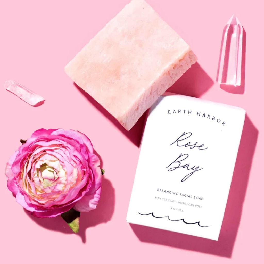 Rose Bay Balancing Facial Soap - NaturelleShop.com - Earth Harbor