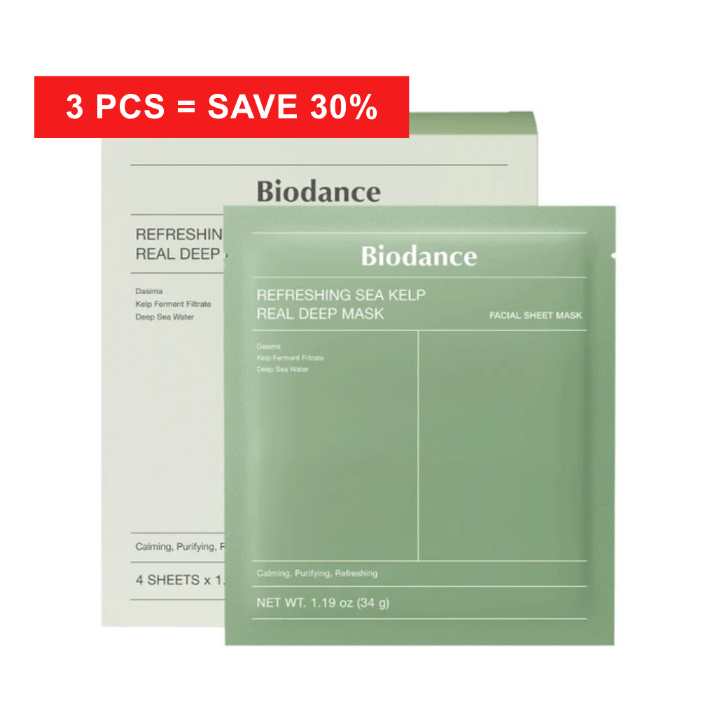 Refreshing Sea Kelp Real Deep Mask 4-pack