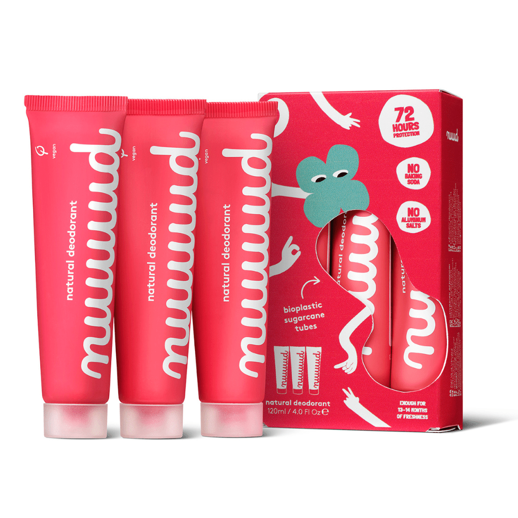 All Natural Deodorant - xXL Pack | new cream - NaturelleShop.com - nuud
