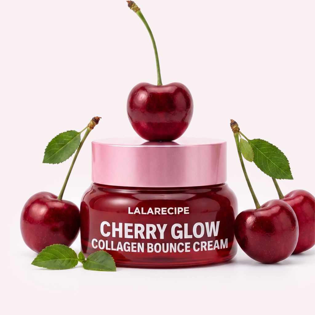 LALARECIPE | Cherry Glow Collagen Bounce Cream - Naturelle