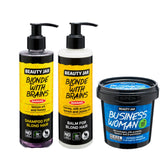 Blonde With Brains Hair Care Set | Outlet - NaturelleShop.com - Beauty Jar