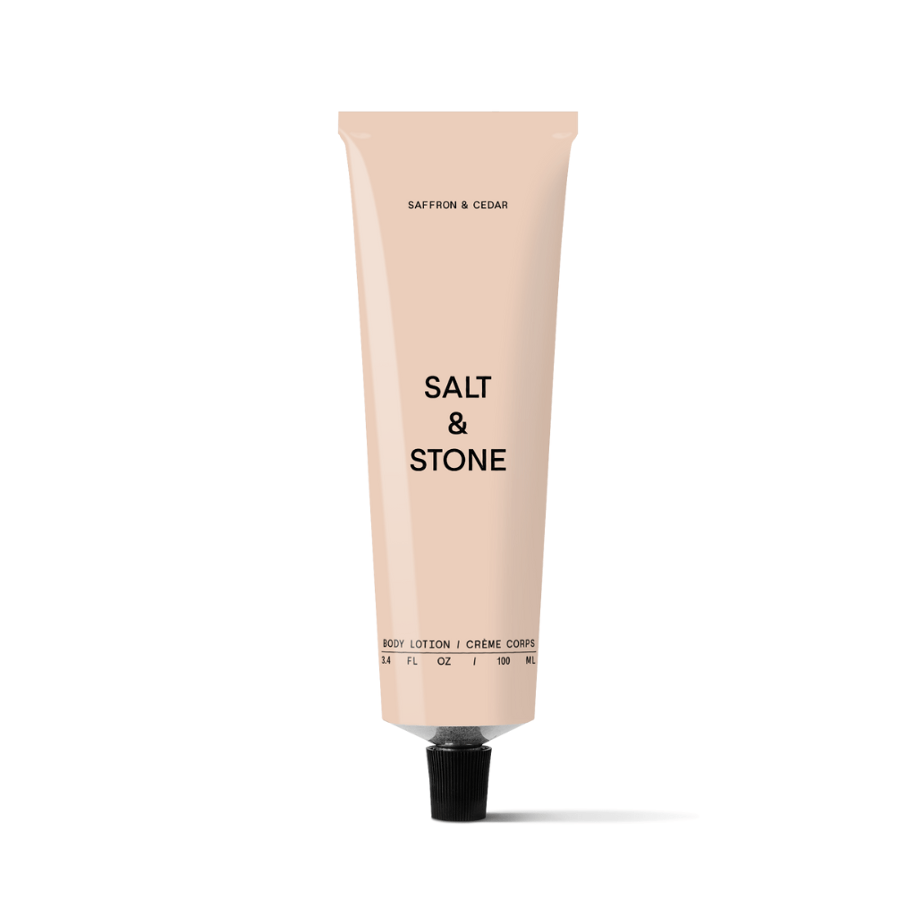 Body Lotion Saffron & Cedar 100 ml - NaturelleShop.com - Salt &amp; Stone