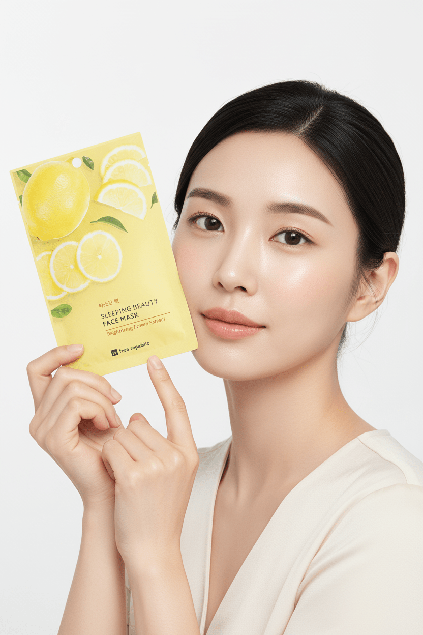 Brightening Lemon Sheet Mask - NaturelleShop.com - Face Republic