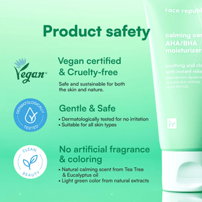 Calming Care AHA/BHA Moisturizer - NaturelleShop.com - Face Republic