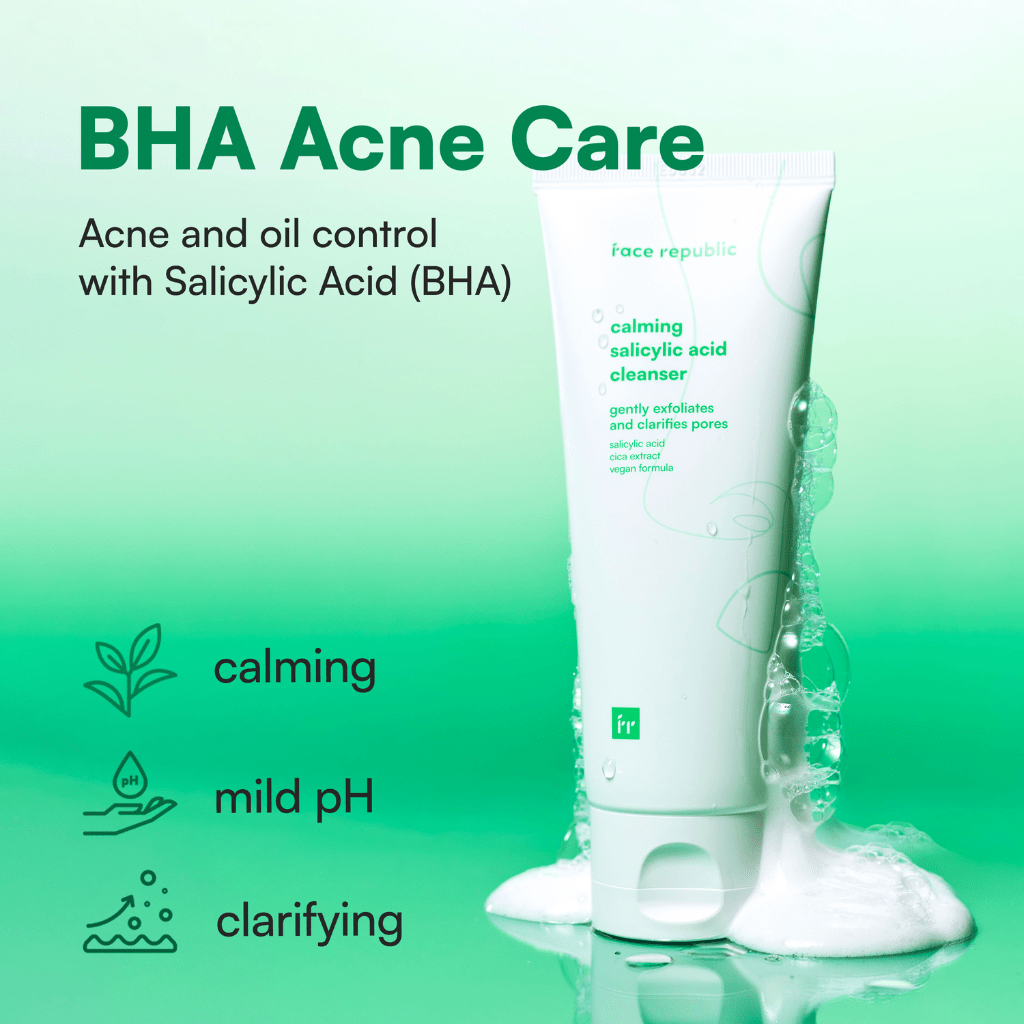 Calming Salicylic Acid Cleanser - NaturelleShop.com - Face Republic