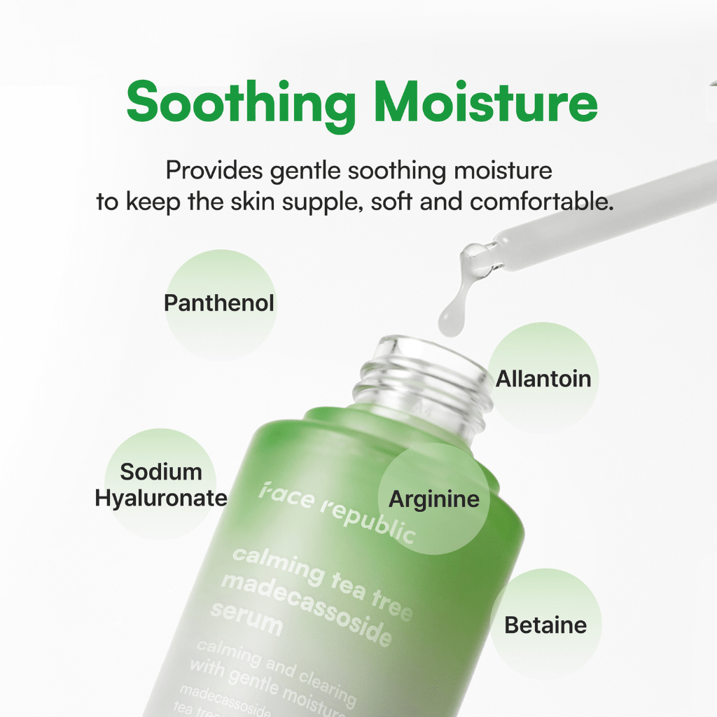 Calming Tea Tree Madecassoside Serum - NaturelleShop.com - Face Republic