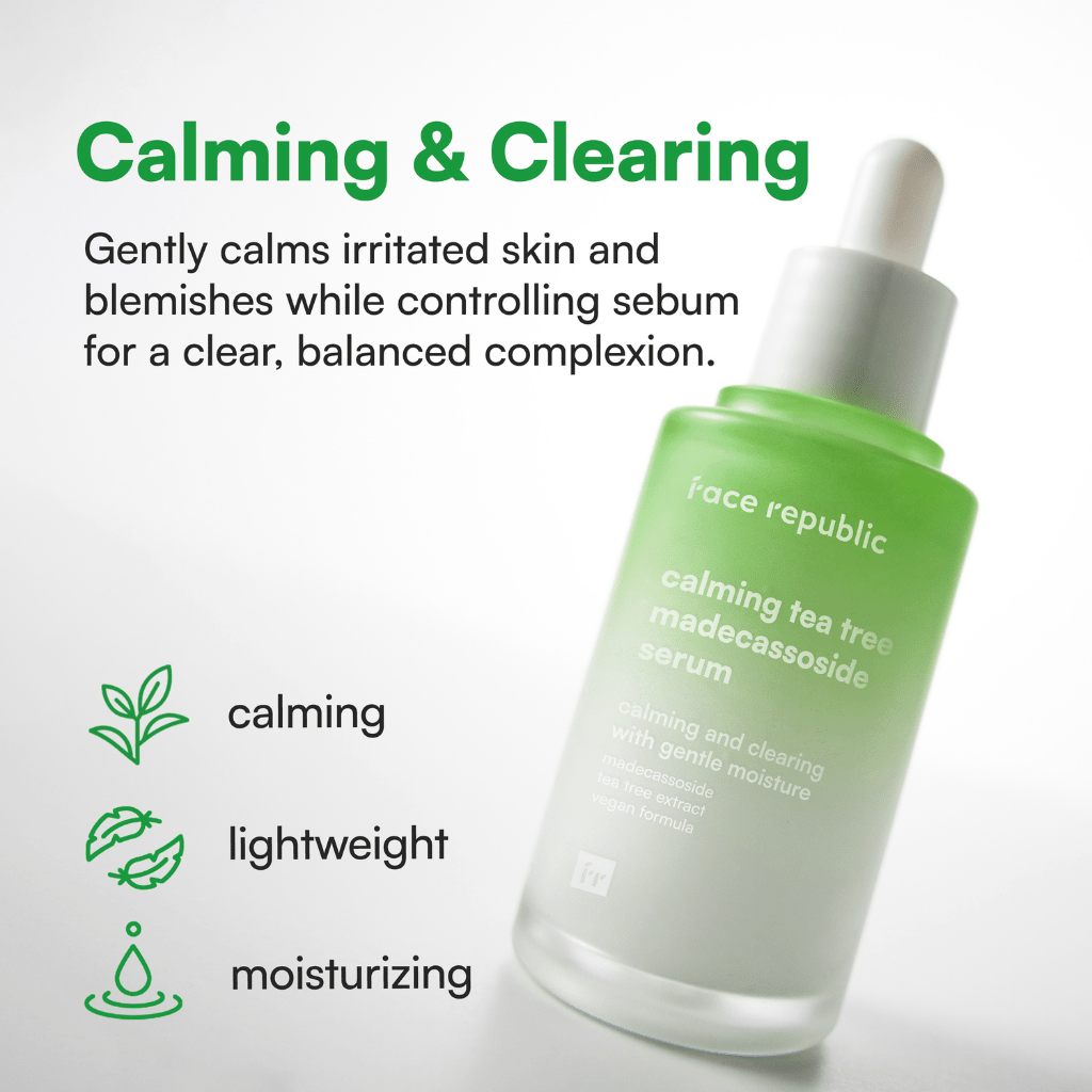 Calming Tea Tree Madecassoside Serum - NaturelleShop.com - Face Republic