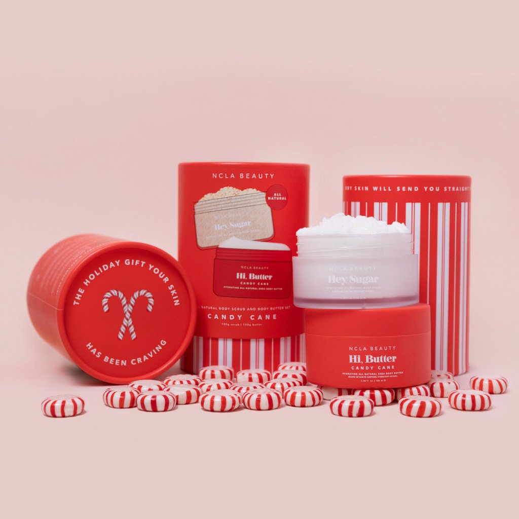 Candy Cane Body Care Set - NaturelleShop.com - NCLA Beauty