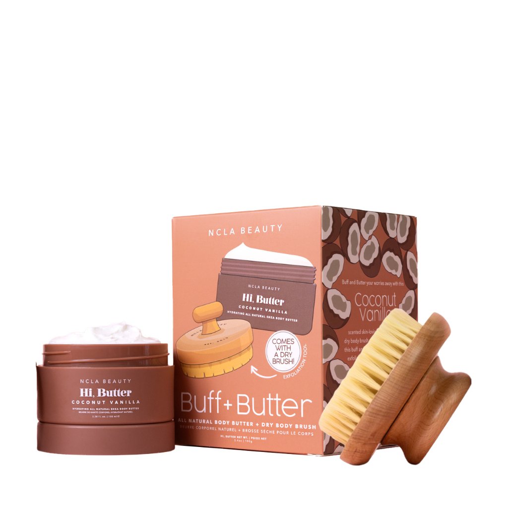 Coconut Vanilla Buff & Butter Body Set - NaturelleShop.com - NCLA Beauty