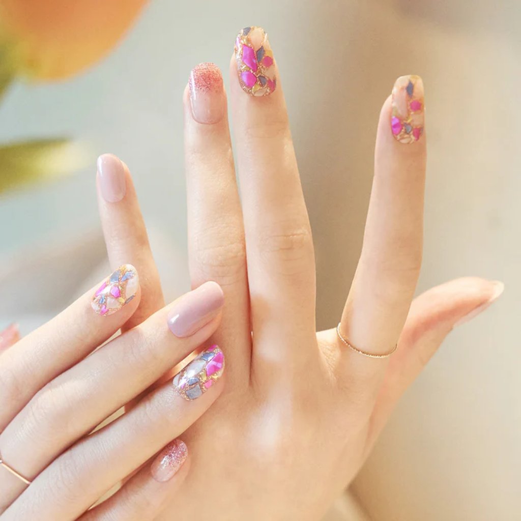 Gel Nail Sticker - Pink Sun Catcher - NaturelleShop.com - ÉDGEU