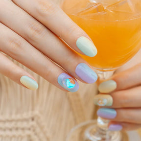 Gel Nail Sticker - Sherbet Recipe - NaturelleShop.com - ÉDGEU