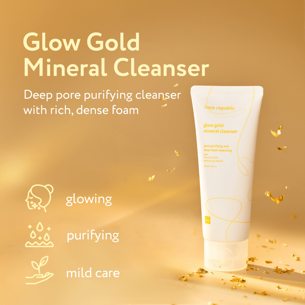 Glow Gold Mineral Cleanser - NaturelleShop.com - Face Republic