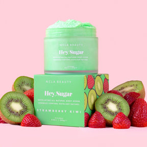 Hey, Sugar - Kiwi Strawberry Body Scrub - NaturelleShop.com - NCLA Beauty