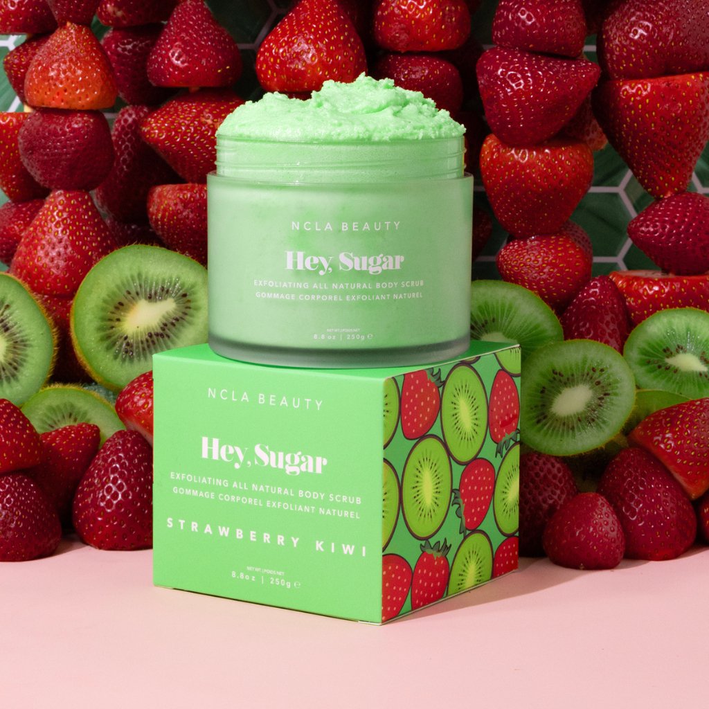 Hey, Sugar - Kiwi Strawberry Body Scrub - NaturelleShop.com - NCLA Beauty