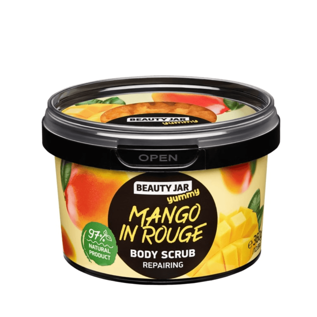 Mango in Rouge Repairing Body Scrub - NaturelleShop.com - Beauty Jar Yummy!