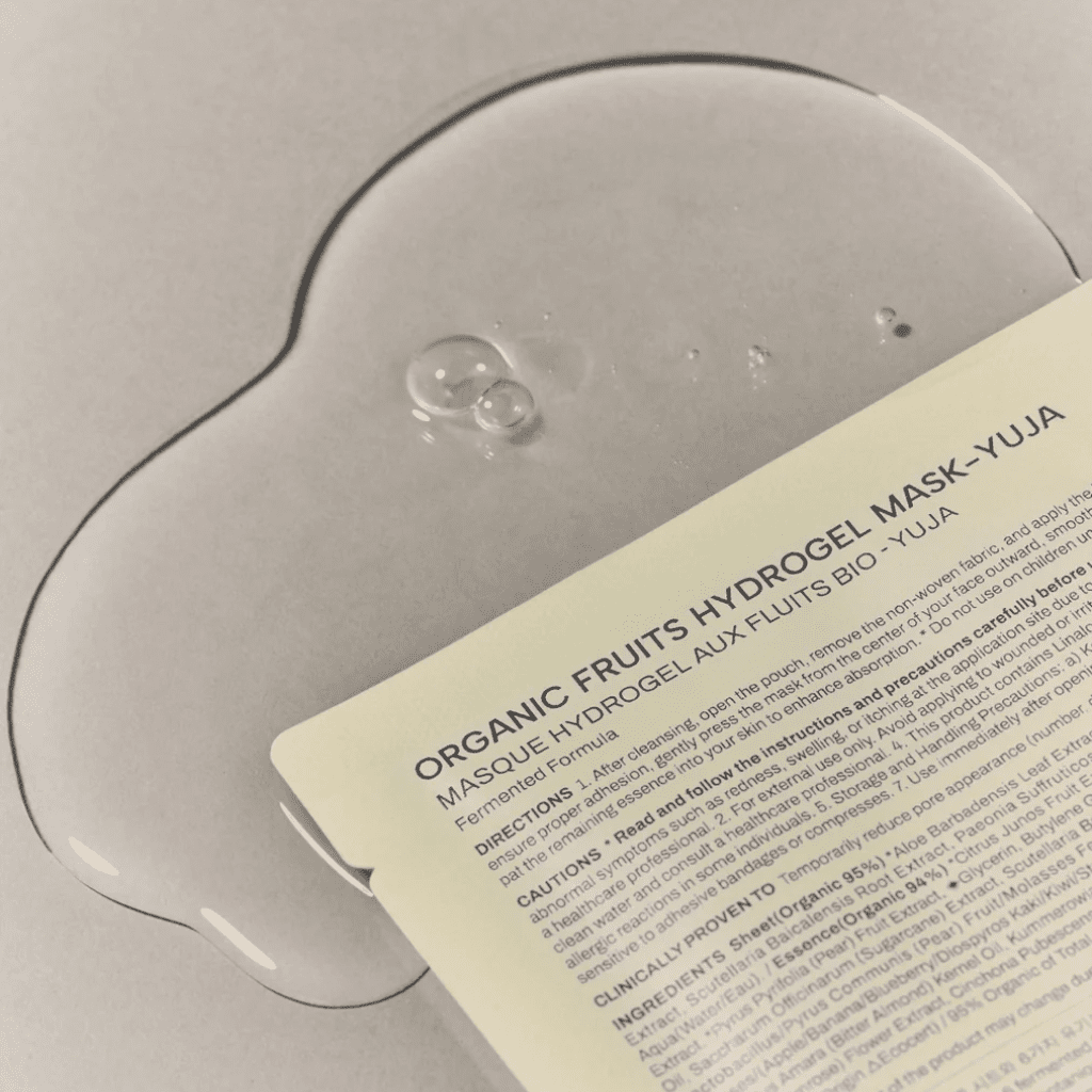 Organic Fruits Hydrogel Mask - NaturelleShop.com - Whamisa