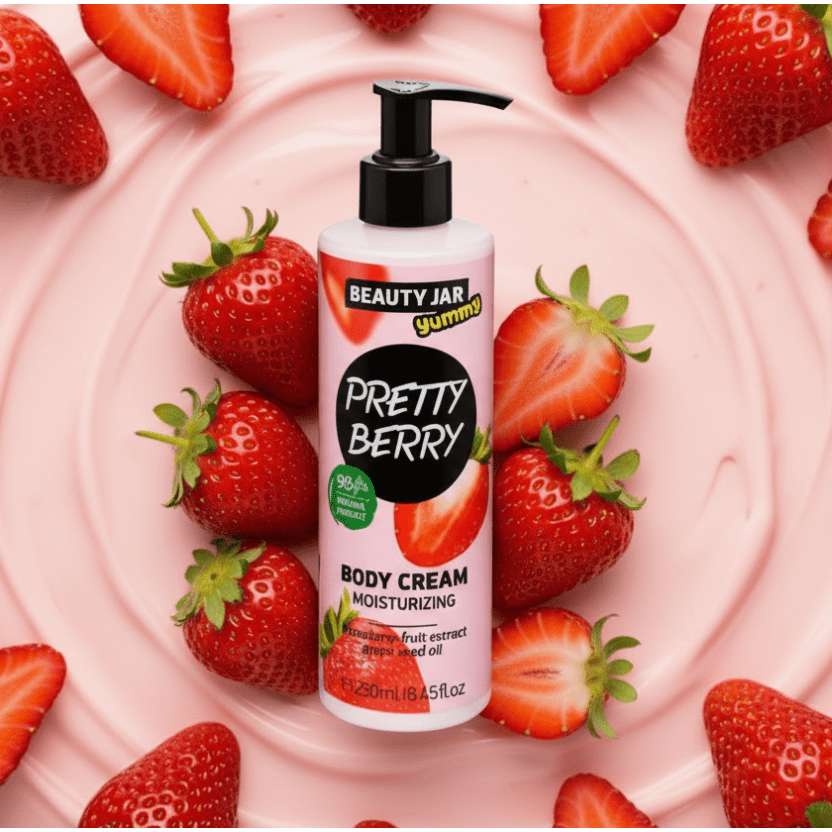 Pretty Berry Moisturizing Body Cream - NaturelleShop.com - Beauty Jar Yummy!