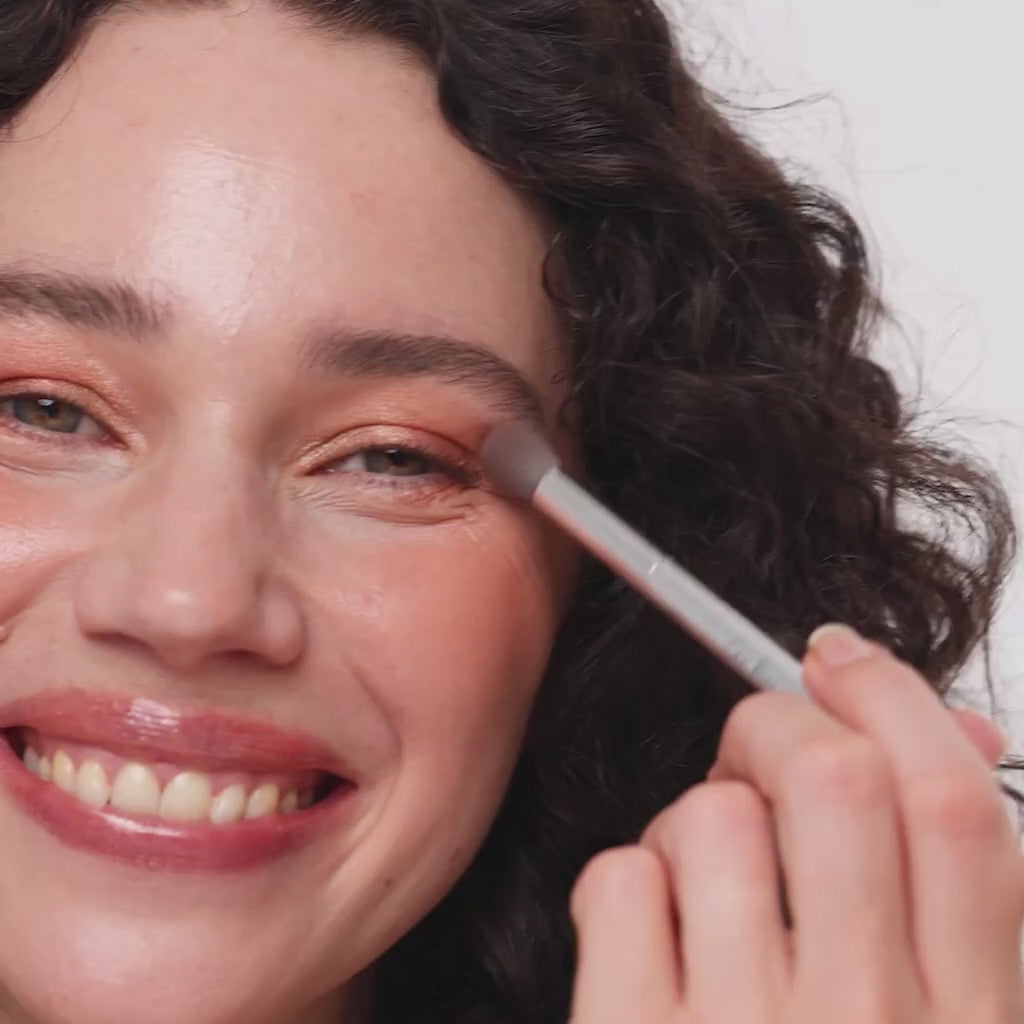 Ere Perez | Eco Vegan Eye Duo Brush - Naturelle