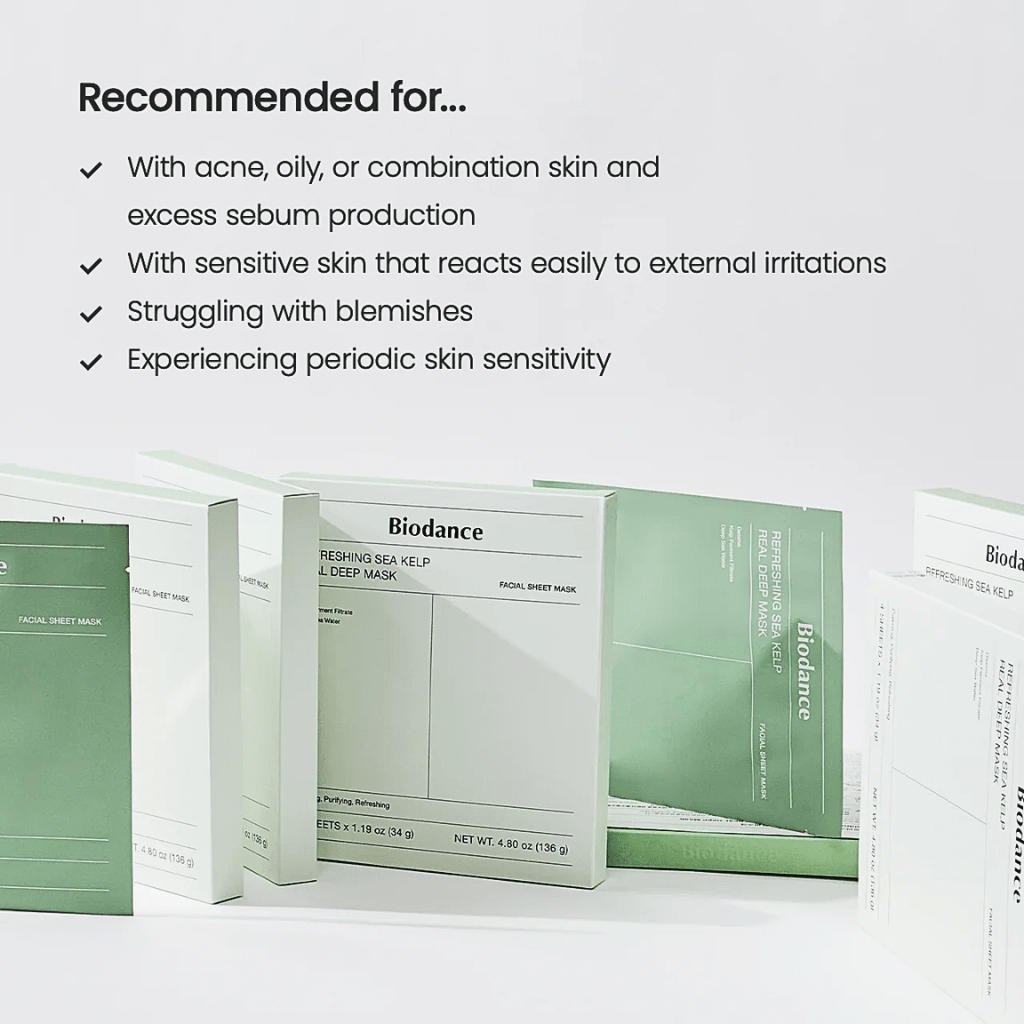 Refreshing Sea Kelp Real Deep Mask - NaturelleShop.com - Biodance