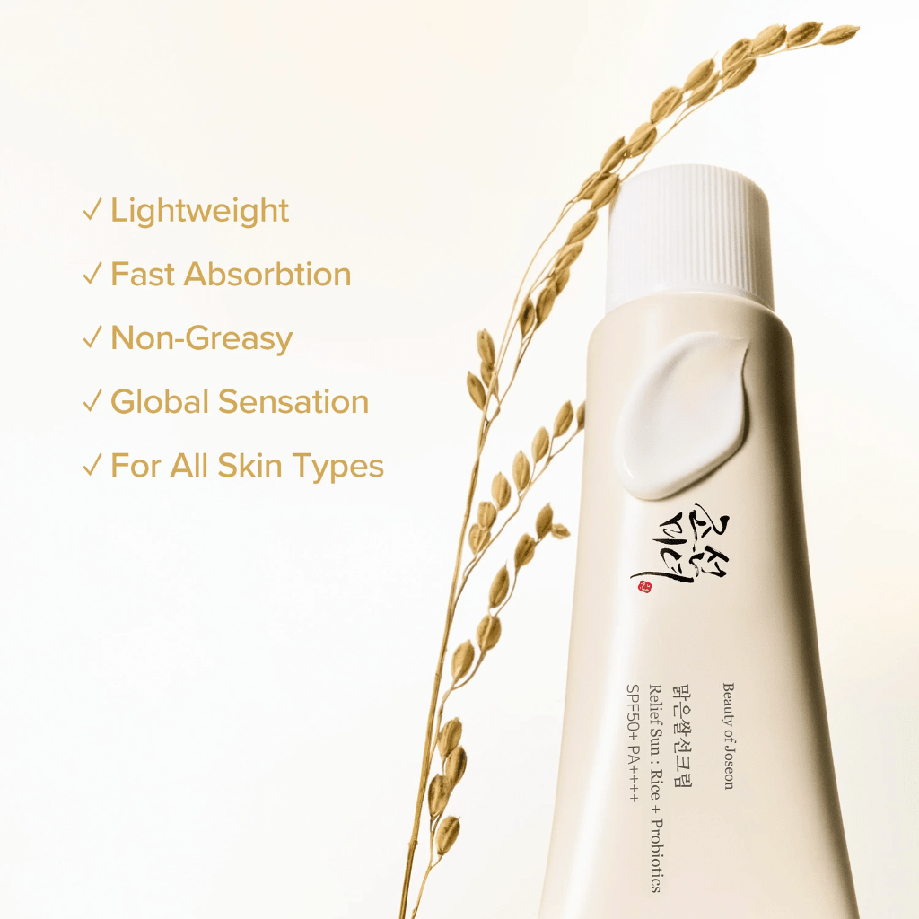 Relief Sun Rice + Probiotics SPF50 Sunscreen - NaturelleShop.com - Beauty of Joseon