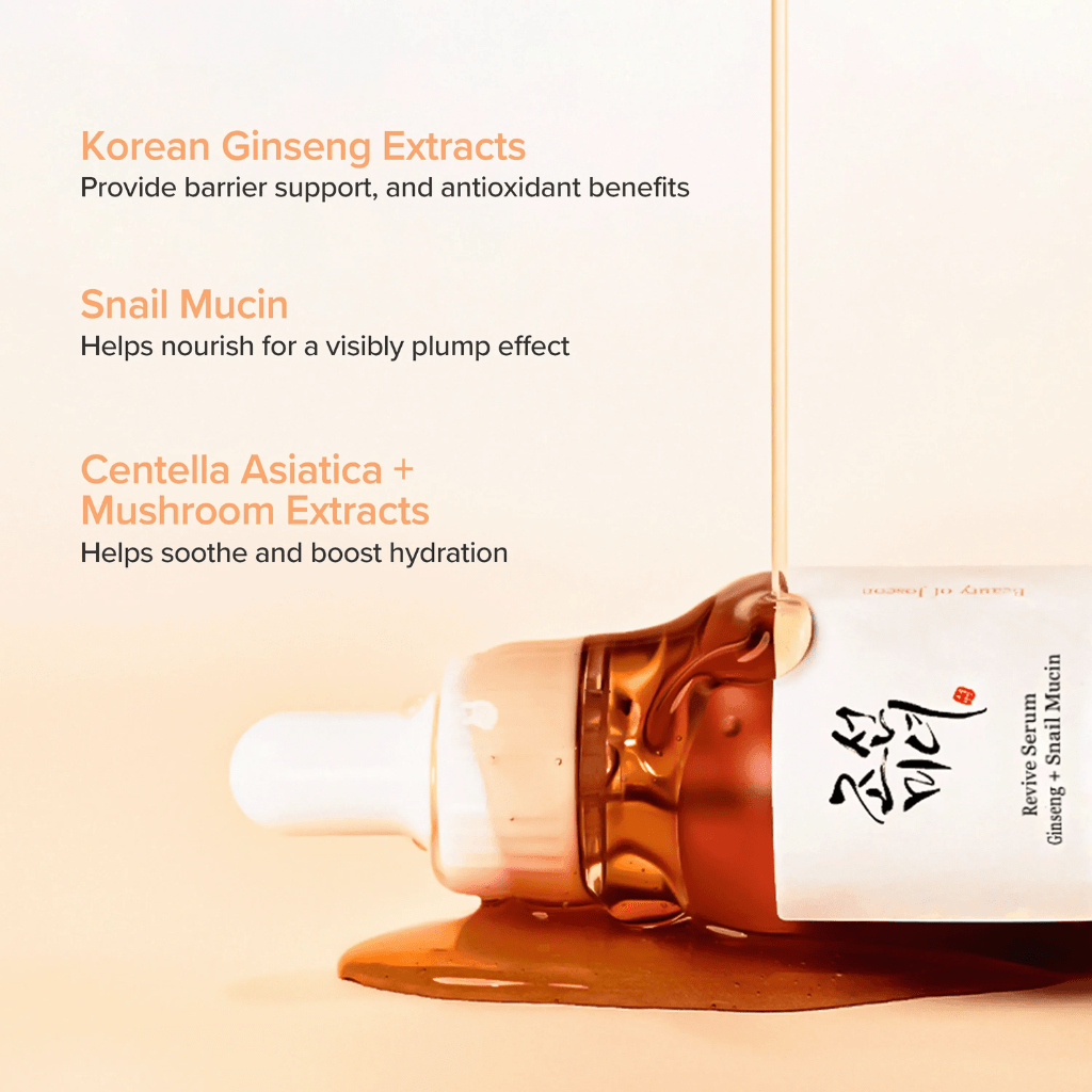 Revive Serum Ginseng And Snail Mucin - NaturelleShop.com - Beauty of Joseon