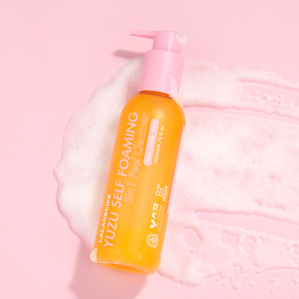 LALARECIPE | Yuzu Foaming 3-in-1 Peel Cleanser - Naturelle