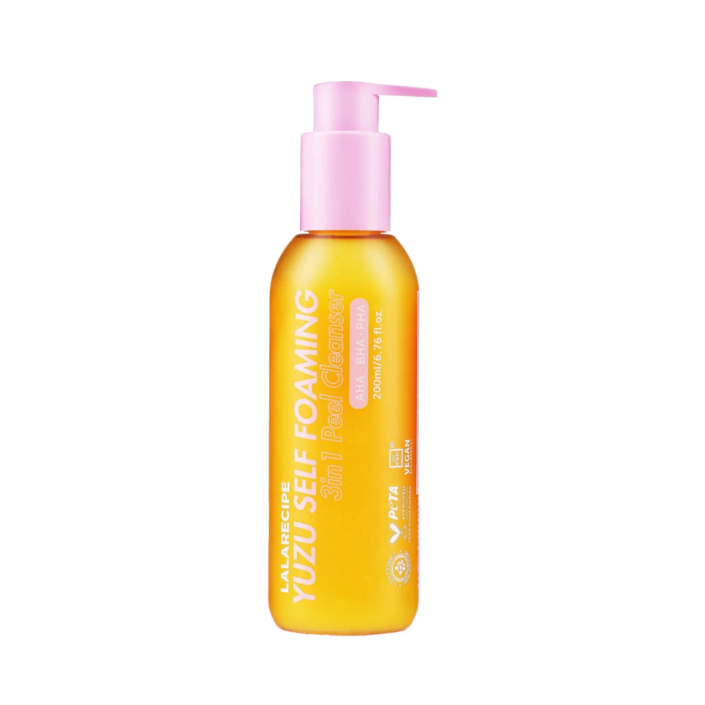LALARECIPE | Yuzu Foaming 3-in-1 Peel Cleanser - Naturelle